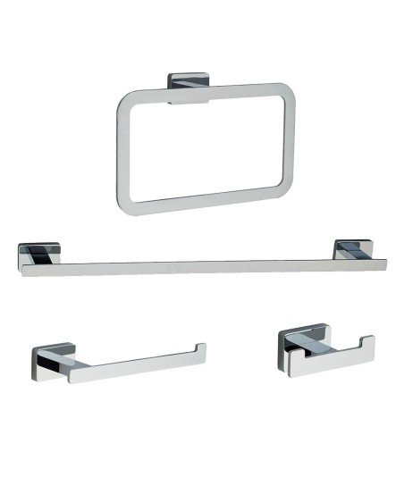 Pack 4 Accesorios De Baño Serrano