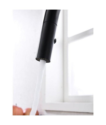 Grifo negro extraíble de cocina Samoa IMEX