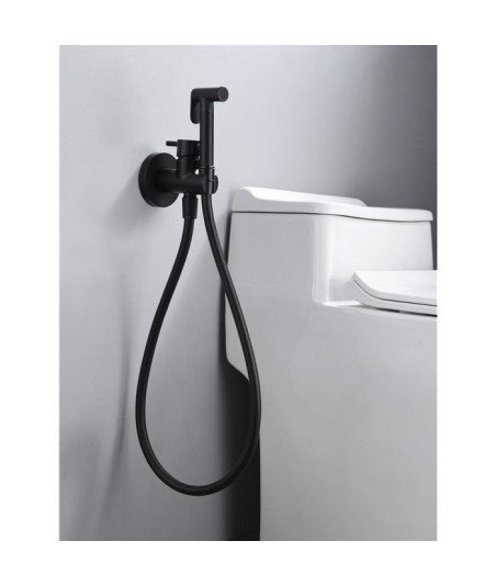 Grifo negro de bidé empotrado Munich IMEX