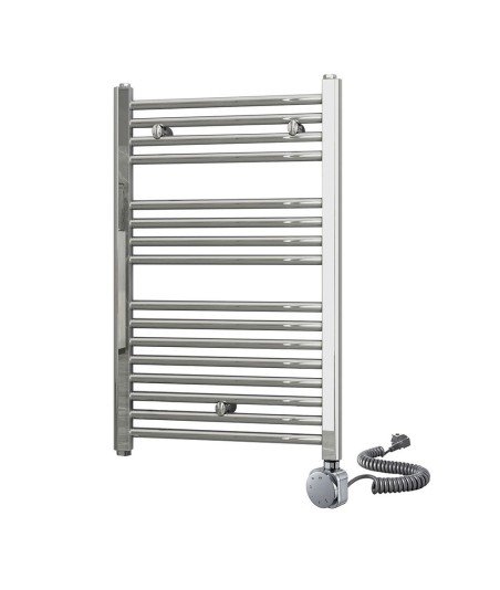 Radiador Secatoallas Eléctrico Plata 80X50