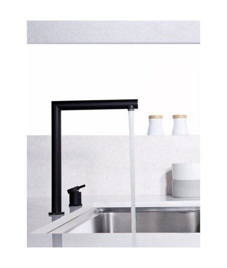 Grifo plegable negro de cocina Itaca IMEX