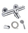 Termostático Bañera Bonn Con Equipo Zinc