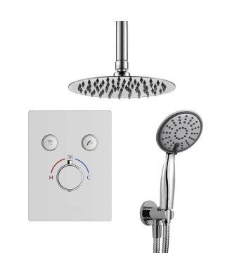 Termostático Empotrada Pulsar Round Techo