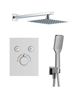 Termostático Empotrar 2 Vias Pared Pulsar