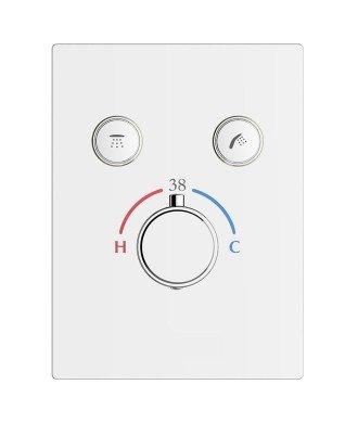 Termostático Empotrar 2 Vias Pared Pulsar