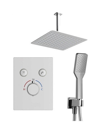 Termostático Empotrar 2 Vias Techo Pulsar