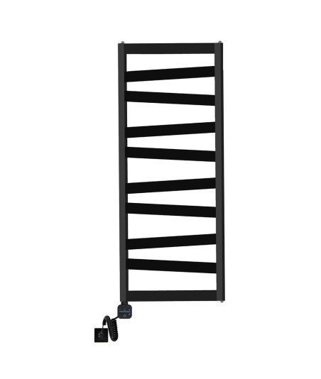 Radiador Secatoallas Electrico Step Negro mate 1200X500 Wies