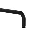 Brazo Ducha Redondo Pared 40 Cm Negro mate