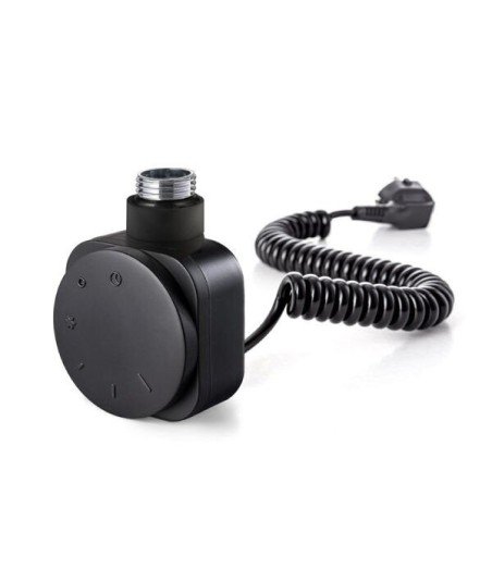 Radiador Secatoallas Eléctrico Negro mate 80X50