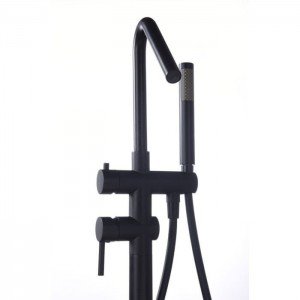 Grifo negro pie de bañera Córcega IMEX