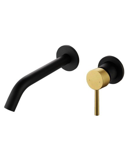 Monomando Empotrar Lavabo Black Oro