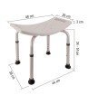 Pack Banqueta De Ducha Cuadrada + Asa Antideslizante 30 Cm