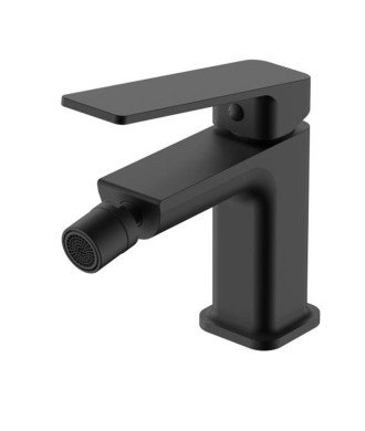 Monomando De Bidet Ática Negro mate
