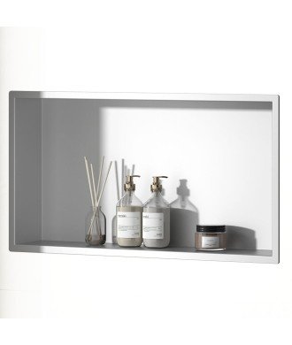 Hornacina De Ducha Rectangular Blanco mate Mate 60X30