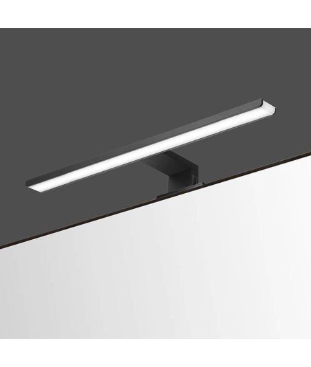Aplique Led 45 Cm Guerrero 12W Negro mate