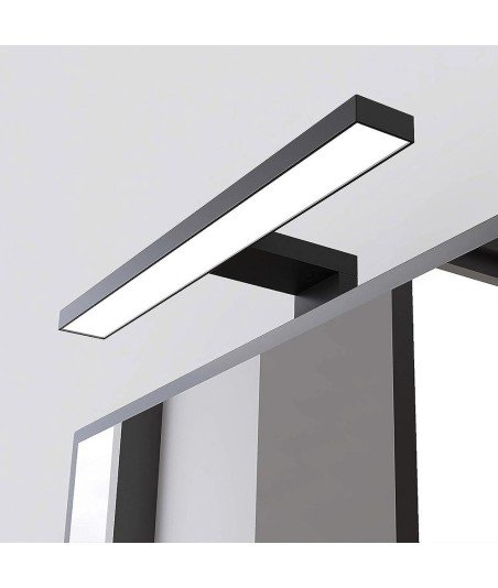 Aplique Led 30 Cm Basic 8W Negro mate