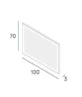 Espejo classic 100x70