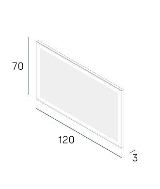 Espejo classic 120x70