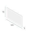 Espejo classic 120x70