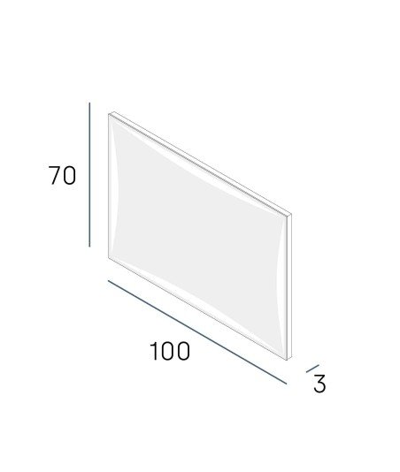 Espejo lexus 100x70