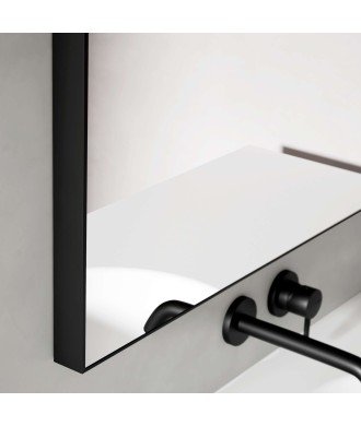 Espejo mix 60x80 negro mate