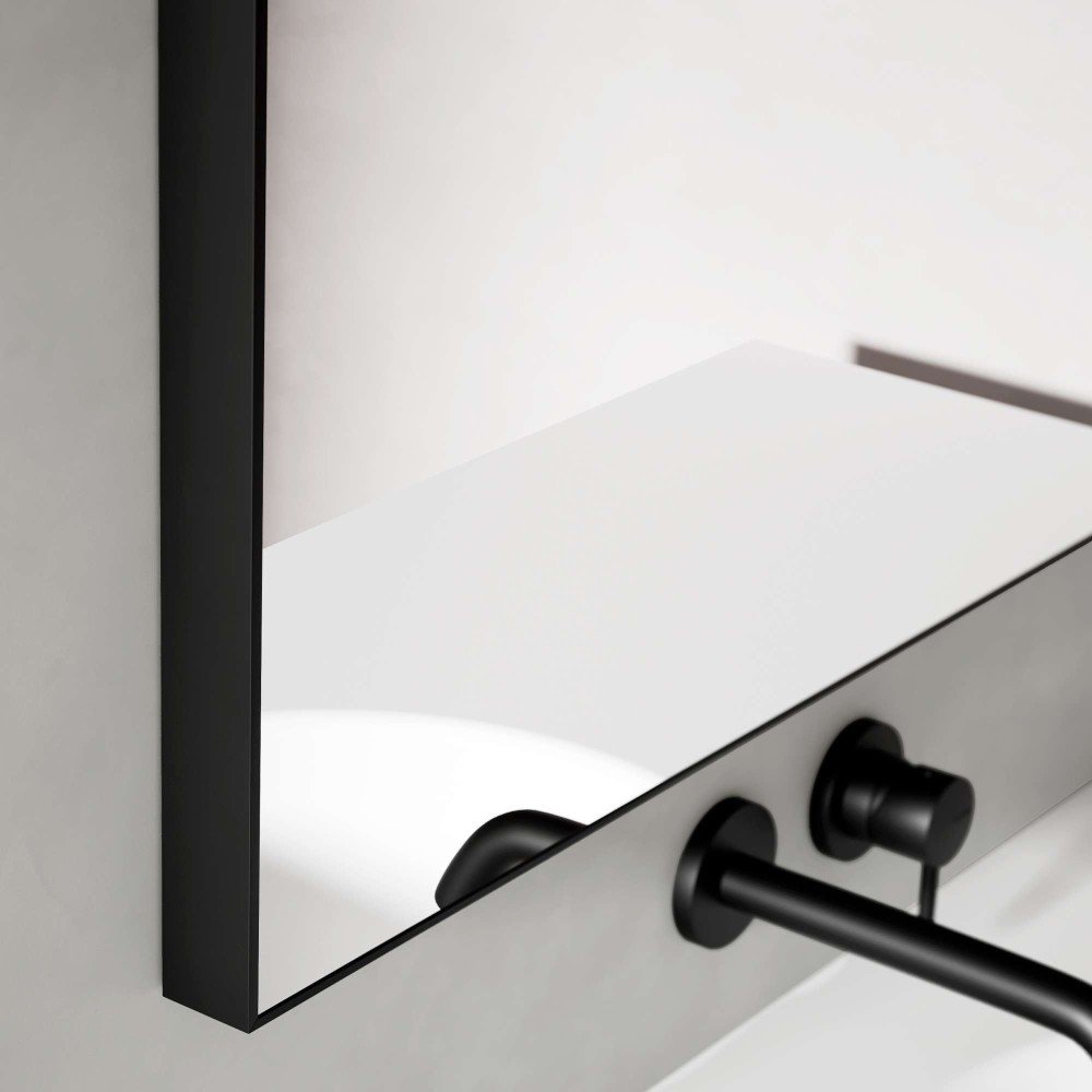 Espejo mix 60x80 negro mate