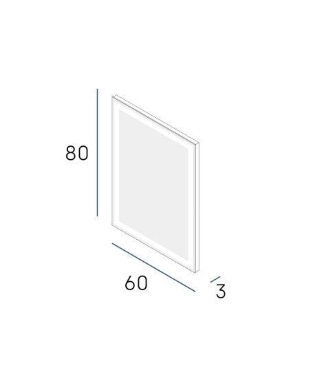 Espejo bria 60x80