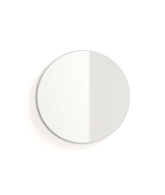 Espejo alba 80ø inox cepillado