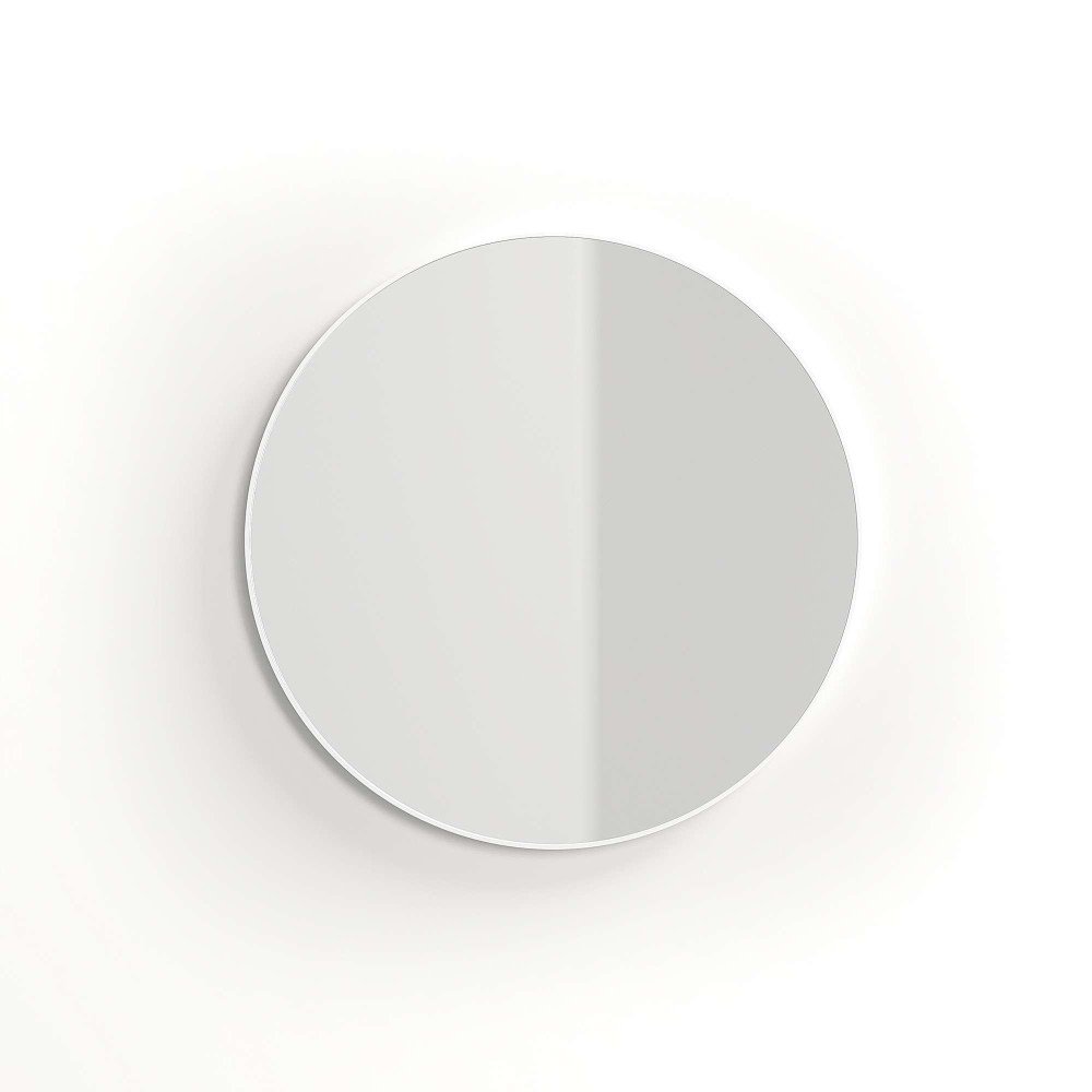 Espejo alba 80ø blanco mate