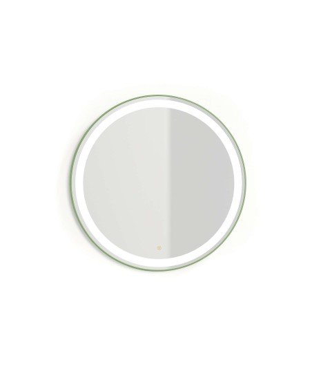 Espejo circular plus 70ø verde reseda