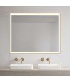 Espejo nova plus 120x80 oro cepillado