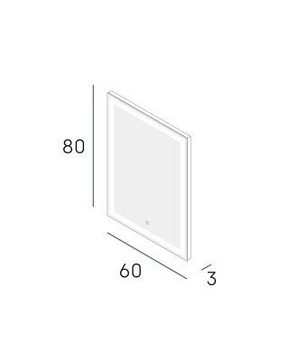Espejo bria plus 60x80