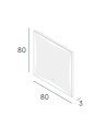 Espejo lexus plus 80x80