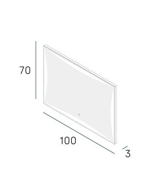Espejo lexus plus 100x70