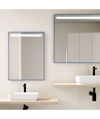 Espejo line plus 120x80 azul atlántico