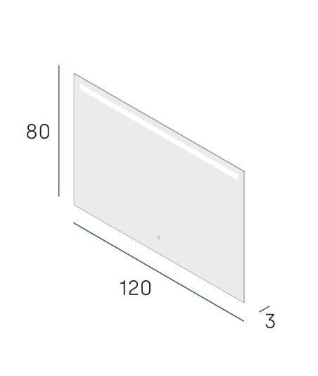 Espejo marcus plus 120x80