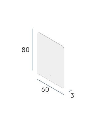 Espejo brisa plus 60x80