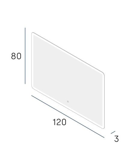 Espejo ona plus 120x80