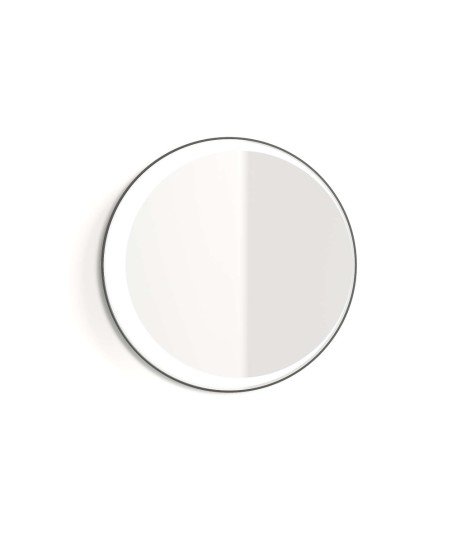 Espejo eclipse 80ø negro mate