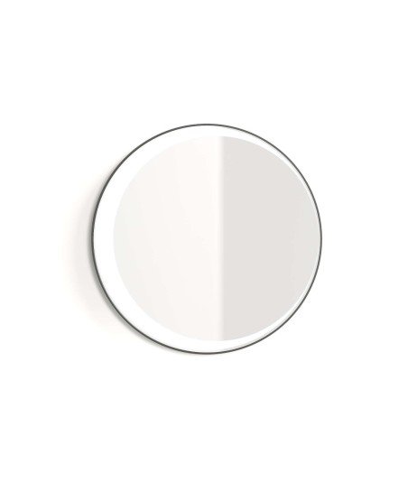 Espejo eclipse 80ø negro mate