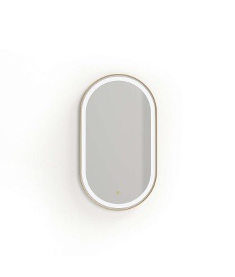 Espejo dante 50x90 oro cepillado
