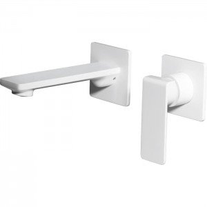 Grifo blanco empotrado de...