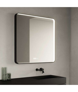 Espejo tango 120x80 negro mate