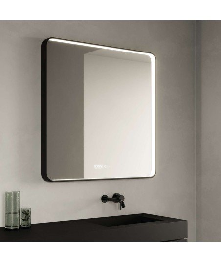 Espejo tango 120x80 negro mate