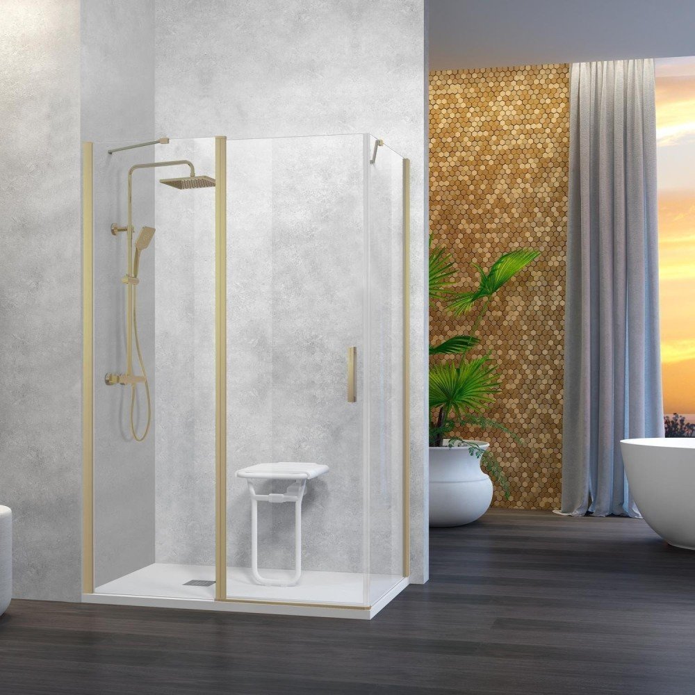 Mampara oeo rectangular 2 fijos y 1 abatible Nardi | NA508 36
