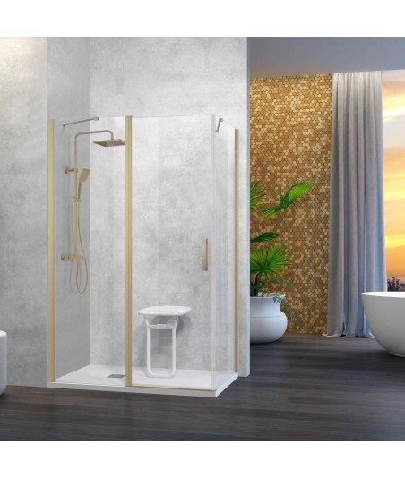 Mampara oeo rectangular 2 fijos y 1 abatible Nardi | NA508 36