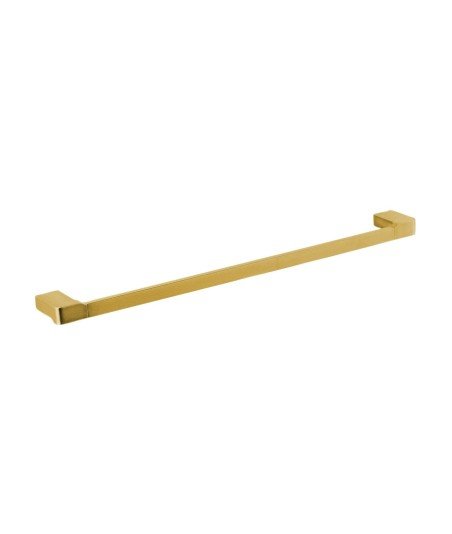 Toallero barra 60 cm dual fix - oro cepillado