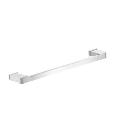 Toallero barra  60 cm adh - blanco mate