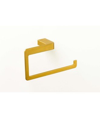 Toallero anilla dual fix - oro cepillado