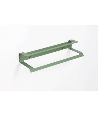 Toallero doble 45 cm - verde reseda